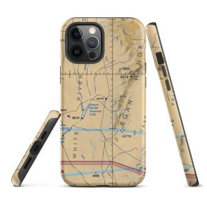 Sunnyside/Kirch Wildlife Mgmt Area Airport (NV07) VFR Sectional  Tough iPhone Case
