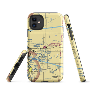 Sunray Airport (X43) VFR Sectional  Tough iPhone Case