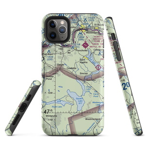 Sunrise Farms Airport (ME25) VFR Sectional  Tough iPhone Case