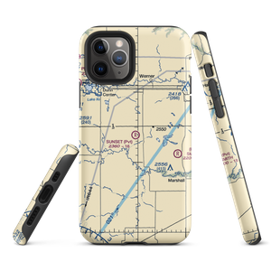 Sunset Strip (37ND) VFR Sectional  Tough iPhone Case