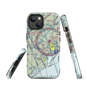 Sunset Strip Airpark (32FA) VFR Sectional  Tough iPhone Case