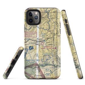 Superior Municipal Airport (E81) VFR Sectional  Tough iPhone Case