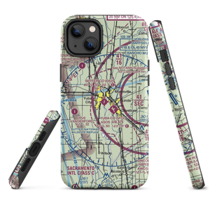 Sutter County Airport (O52) VFR Sectional  Tough iPhone Case