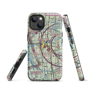 Sutter County Airport (O52) VFR Sectional  Tough iPhone Case