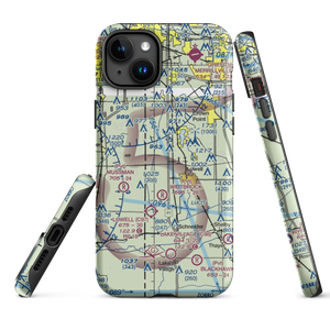 Sutton's Field (0II8) VFR Sectional  Tough iPhone Case