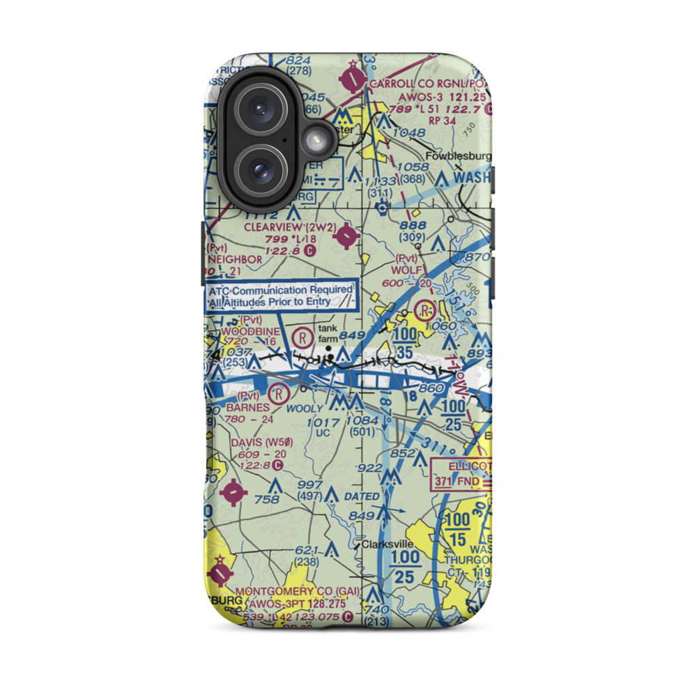 Suzie Field (8MD0) VFR Sectional  Tough iPhone Case iPhone 16 Plus model shown