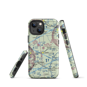 Swan Valley Farm Airport (1IS4) VFR Sectional  Tough iPhone Case