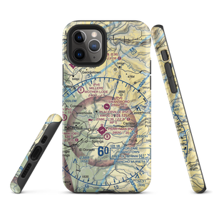 Swansboro Country Airport (01CL) VFR Sectional  Tough iPhone Case