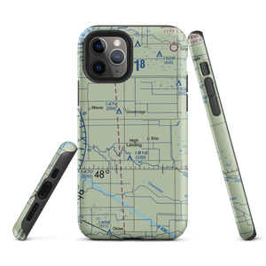 Swanson Private Airport (MY17) VFR Sectional  Tough iPhone Case