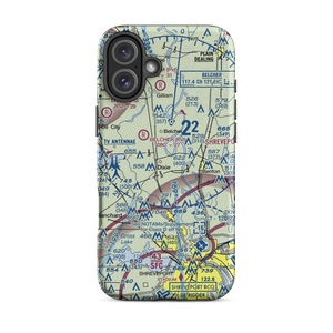 T & M Ag Aviation Airport (LA52) VFR Sectional  Tough iPhone Case