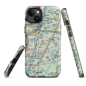 T & T Airport (IN15) VFR Sectional  Tough iPhone Case