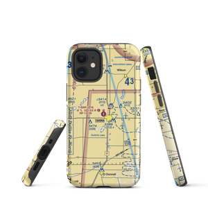 T Bar Airport (2F4) VFR Sectional  Tough iPhone Case