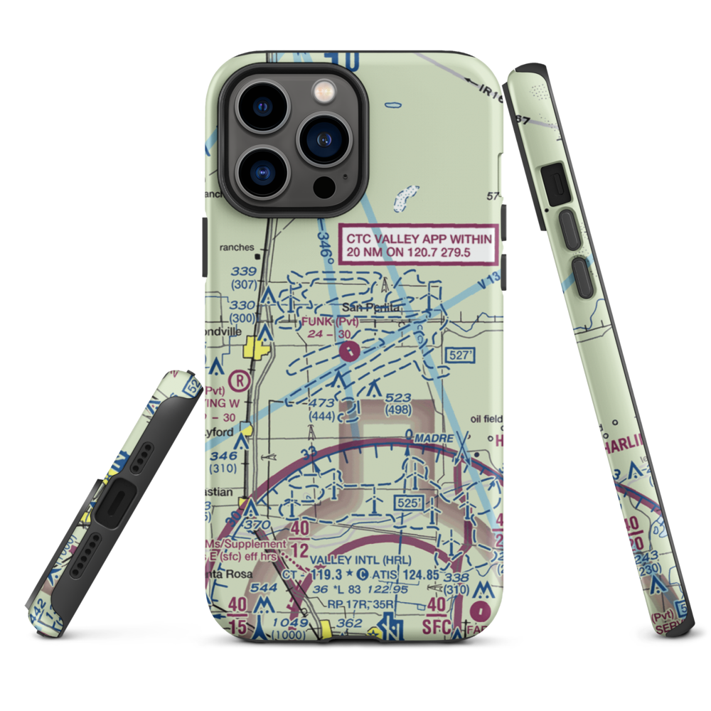T.R. Funk Inc Airport (92XS) VFR Sectional  Tough iPhone Case iPhone 13 Pro Max model shown
