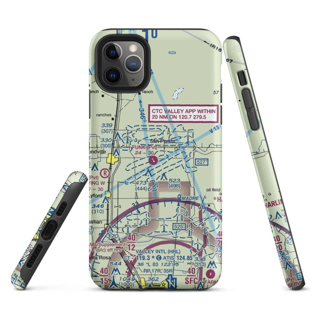 T.R. Funk Inc Airport (92XS) VFR Sectional  Tough iPhone Case iPhone 11 Pro Max model shown