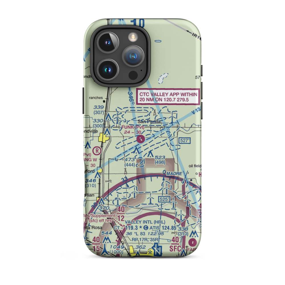 T.R. Funk Inc Airport (92XS) VFR Sectional  Tough iPhone Case iPhone 16 Pro Max model shown
