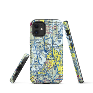 Tacoma Narrows Airport (TIW) VFR Sectional  Tough iPhone Case