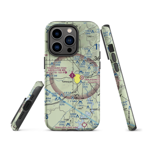 Tahlequah Municipal Airport (TQH) VFR Sectional  Tough iPhone Case