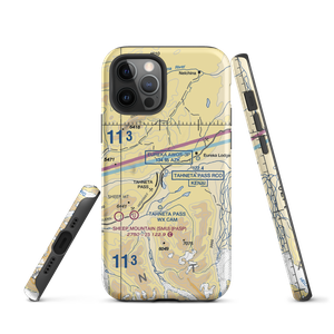 Tahneta Pass Airport (HNE) VFR Sectional  Tough iPhone Case