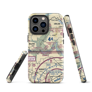 Tailskid Ranch Airport (39WA) VFR Sectional  Tough iPhone Case