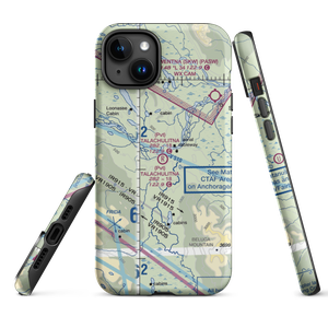 Talachulitna River Airport (1AK6) VFR Sectional  Tough iPhone Case