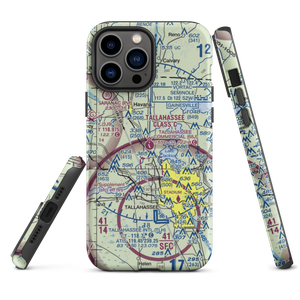 Tallahassee Commercial Airport (68J) VFR Sectional  Tough iPhone Case