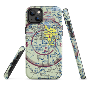 Tallahassee Regional Airport (TLH) VFR Sectional  Tough iPhone Case
