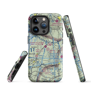 Tanner Hiller Airport (8B5) VFR Sectional  Tough iPhone Case