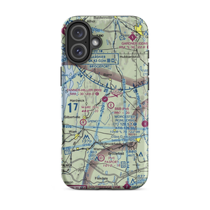 Tanner Hiller Airport (8B5) VFR Sectional  Tough iPhone Case