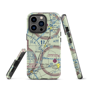 Tapley Airport (1MS0) VFR Sectional  Tough iPhone Case