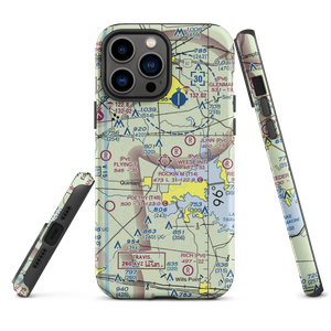 Taylor Airport (T14) VFR Sectional  Tough iPhone Case