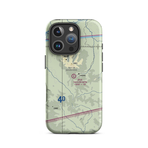 Taylor Mountain Airport (AK64) VFR Sectional  Tough iPhone Case
