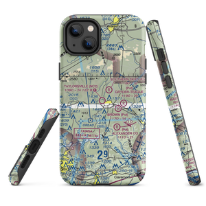 Taylorsville Airport (NC2) VFR Sectional  Tough iPhone Case