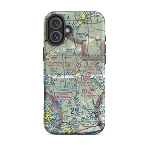 Taylorsville Airport (NC2) VFR Sectional  Tough iPhone Case