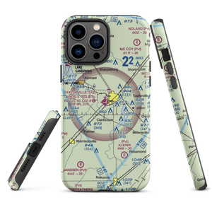 Taylorville Municipal Airport (TAZ) VFR Sectional  Tough iPhone Case