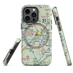 Taylorville Municipal Airport (TAZ) VFR Sectional  Tough iPhone Case