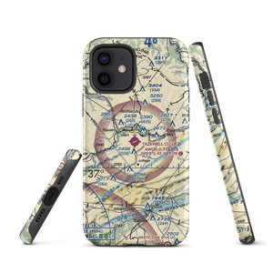 Tazewell County Airport (JFZ) VFR Sectional  Tough iPhone Case