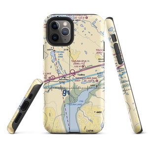 Tazlina Airport (Z14) VFR Sectional  Tough iPhone Case