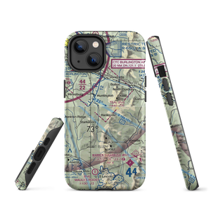 Teal Farm Airport (VT01) VFR Sectional  Tough iPhone Case