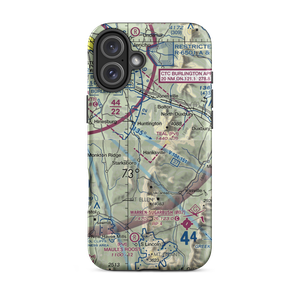 Teal Farm Airport (VT01) VFR Sectional  Tough iPhone Case