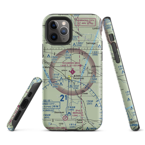 Tecumseh Municipal Airport (0G3) VFR Sectional  Tough iPhone Case