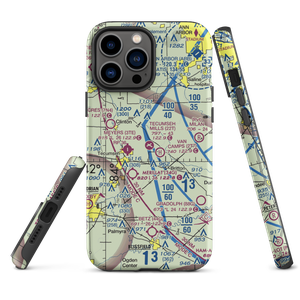 Tecumseh Products Airport (36MI) VFR Sectional  Tough iPhone Case