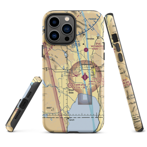 Teed's Airport (OG17) VFR Sectional  Tough iPhone Case