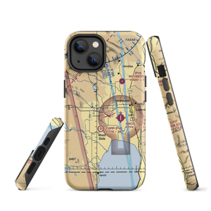 Teed's Airport (OG17) VFR Sectional  Tough iPhone Case