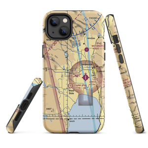 Teed's Airport (OG17) VFR Sectional  Tough iPhone Case