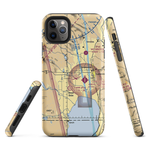 Teed's Airport (OG17) VFR Sectional  Tough iPhone Case