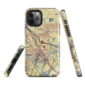 Tehachapi Municipal Airport (TSP) VFR Sectional  Tough iPhone Case