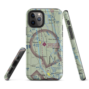 Tekamah Municipal Airport (TQE) VFR Sectional  Tough iPhone Case