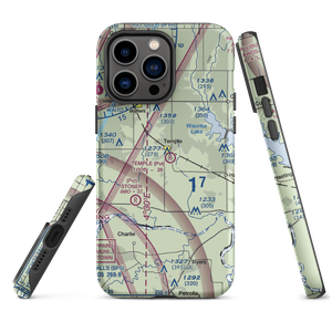 Temple Airport Inc Airport (OK79) VFR Sectional  Tough iPhone Case