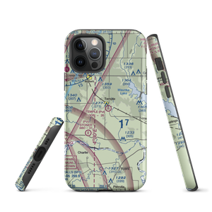 Temple Airport Inc Airport (OK79) VFR Sectional  Tough iPhone Case