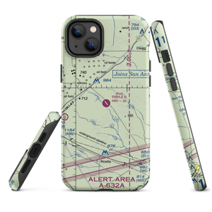 Temple Ranch Airport (42XS) VFR Sectional  Tough iPhone Case